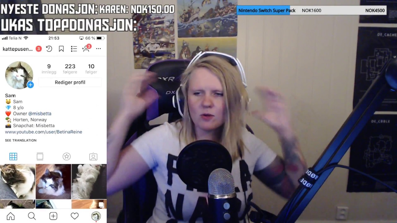 SAM HAR EGEN INSTAGRAM! :p