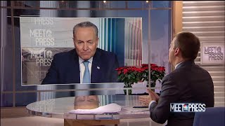 Full Schumer: 'We should not let a temper tantrum' shut down government | Meet The Press | NBC News