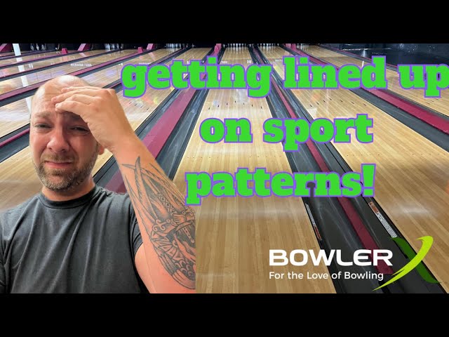 Lining up on Sport patterns in bowling