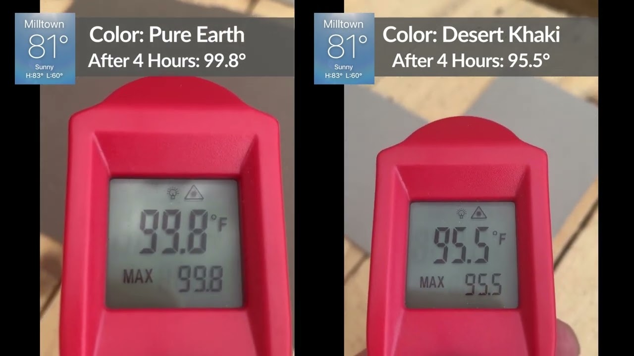 How well does LonDeck Sol vinyl flooring withstand the heat of direct sun?