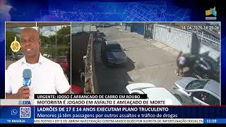 Df Alerta - Ladrões De 17 E 14 Anos Executam Plano Truculento