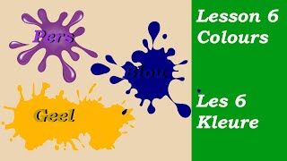 Learn Afrikaans for Beginners | Colours | Kleure |  Lesson 6
