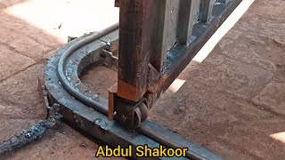 how to install rolling gate | sliding gate installation | gate while | gate design | abdul shakoor