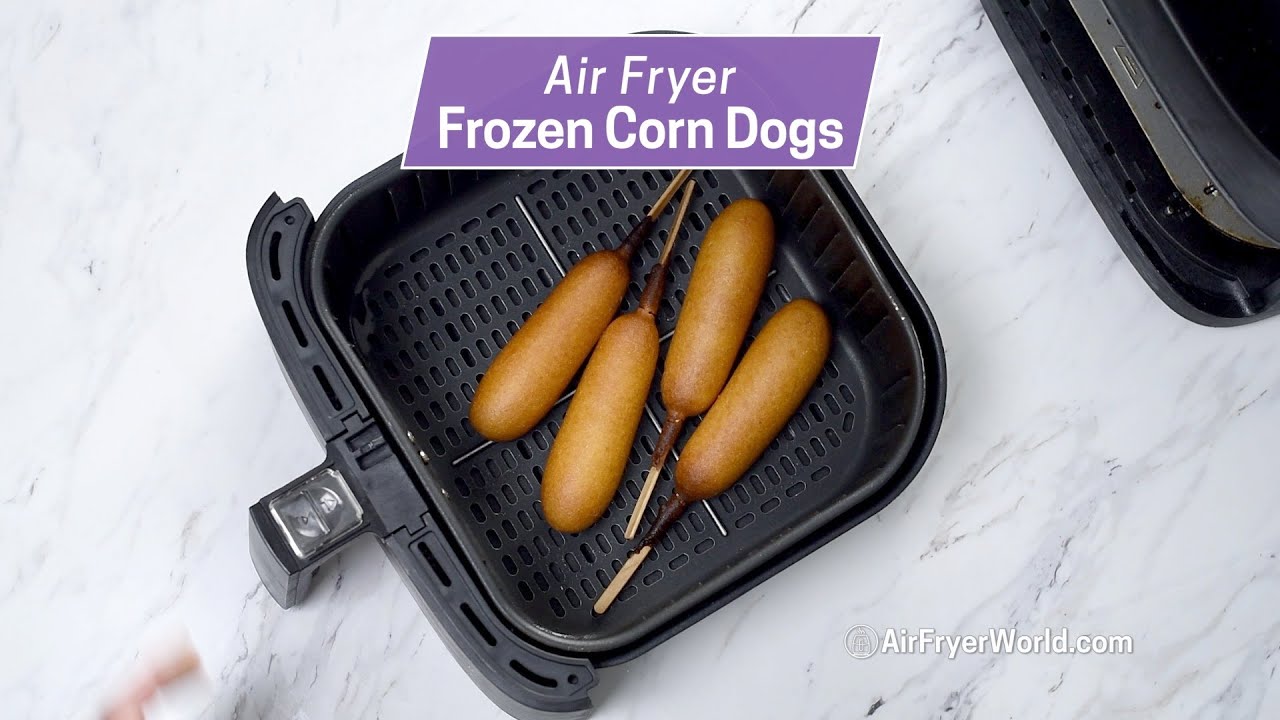 Air Fried Corn Dogs From Frozen Is Easy In 10 Min | Air Fryer World