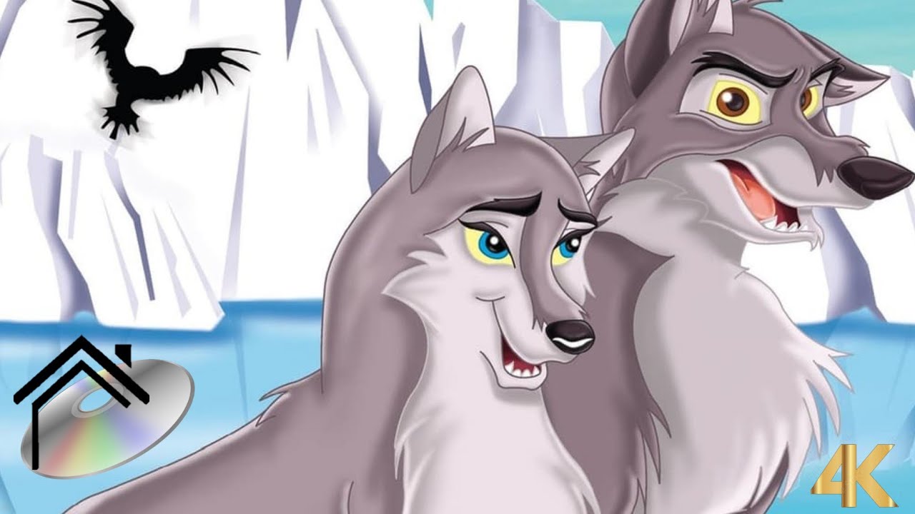 Menu de DVD-Balto 2 - Uma Aventura na Terra do Gelo (De 2002) Em 4K