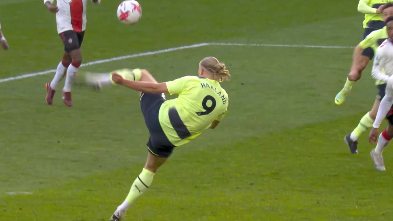 E. Haaland Bycicle Goal vs Southampton 2023 | 4K UHD