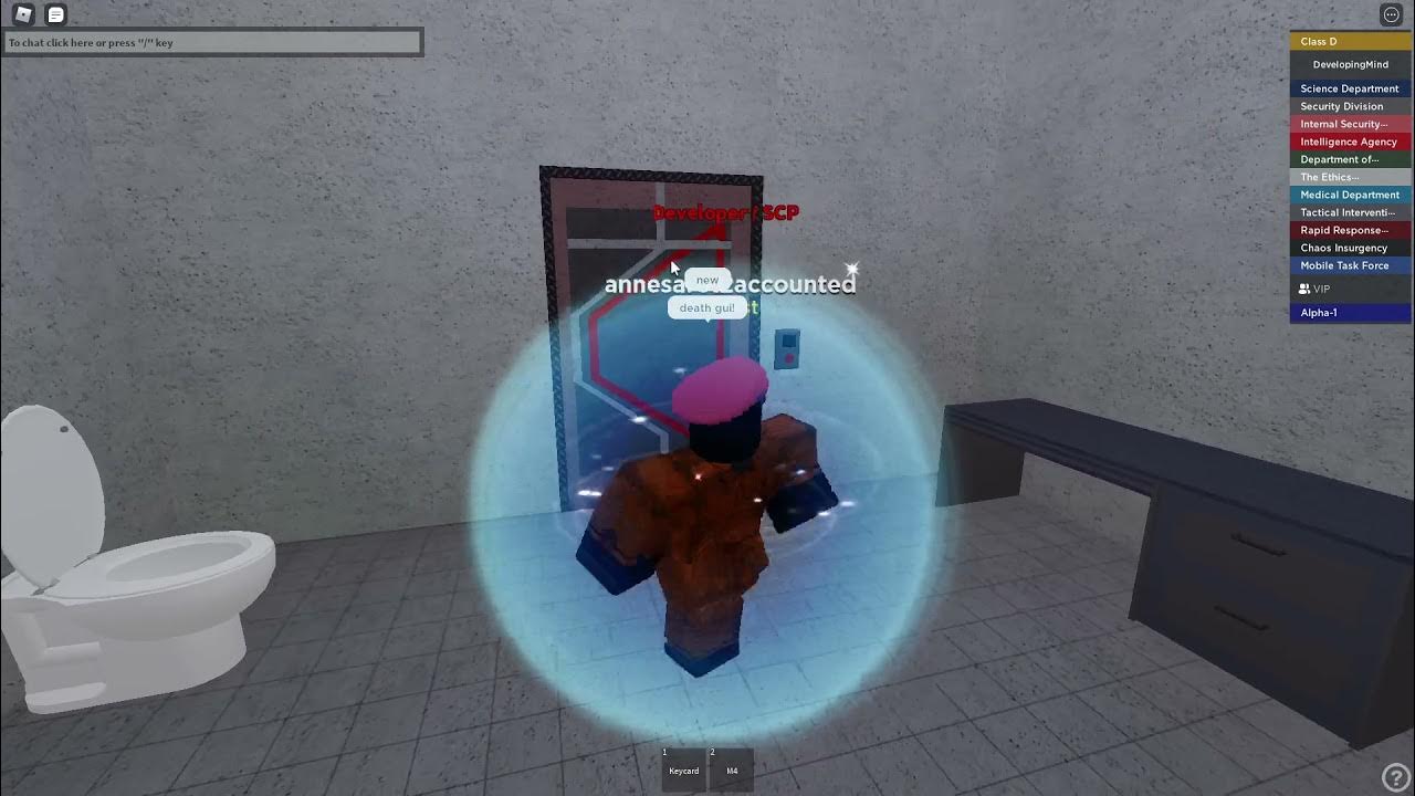 ROBLOX Area 58 [SCPF] New Solitary confinement and handcuffs