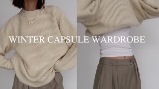 HOW TO CREATE THE PERFECT WINTER CAPSULE WARDROBE