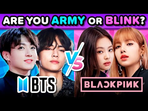 BTS vs BLACKPINK: Are You ARMY or BLINK? 💙🤔🩷 K-POP GAME