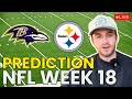 Ravens vs Steelers Week 18 Prediction &amp; Betting Picks | AFC North Winner-Take-All | Lamar Jackson