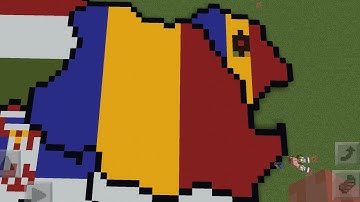 How to build the earth in minecraft- part 17 Romania and Moldova
