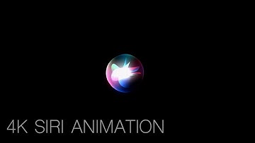 4K Siri Visual Animation 5 Minutes