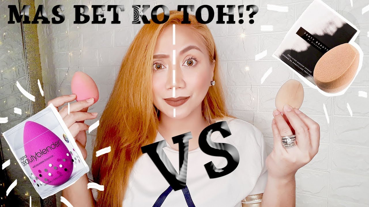 Mas Bet Ko Toh!? Beauty Blender VS Fenty Beauty Sponge 😍😁😱 YouTube