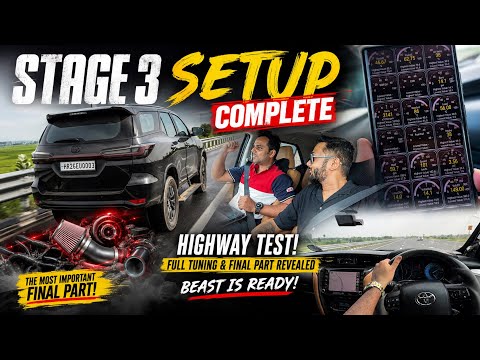 Finally The Stage 3 Fortuner Built Is Completed (Highway Test) | ExploreTheUnseen2.0