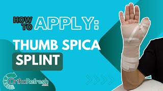 How to splint a broken thumb - Apply a Thumb Spica Splint screenshot 2