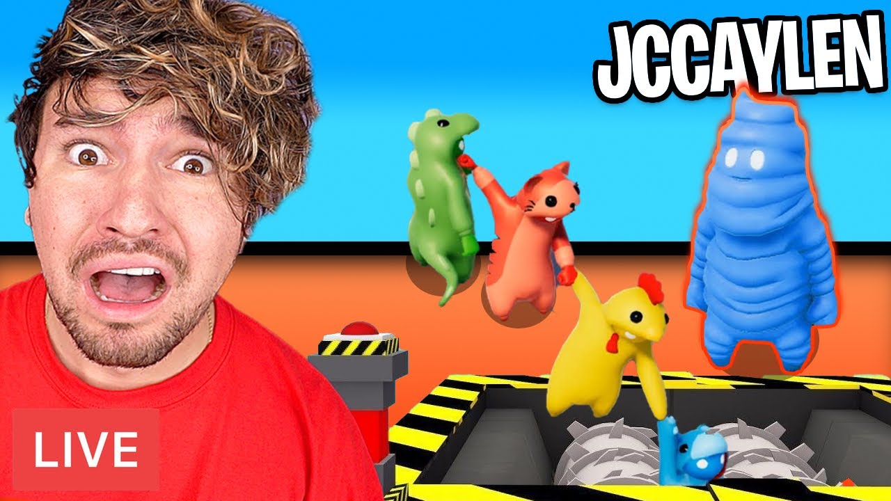 Jc Caylen Gets TROLLED In GANG BEASTS… (Ft. Crawford Collins, Jake Webber & More!) *FULL STREAM*