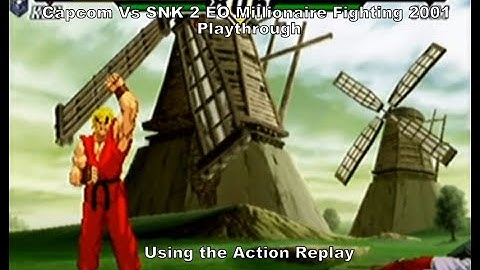 Capcom vs Snk 2 EO Millionaire Fighting 2001 Ken Playthrough using the AR for Gamecube :D #Nintendo