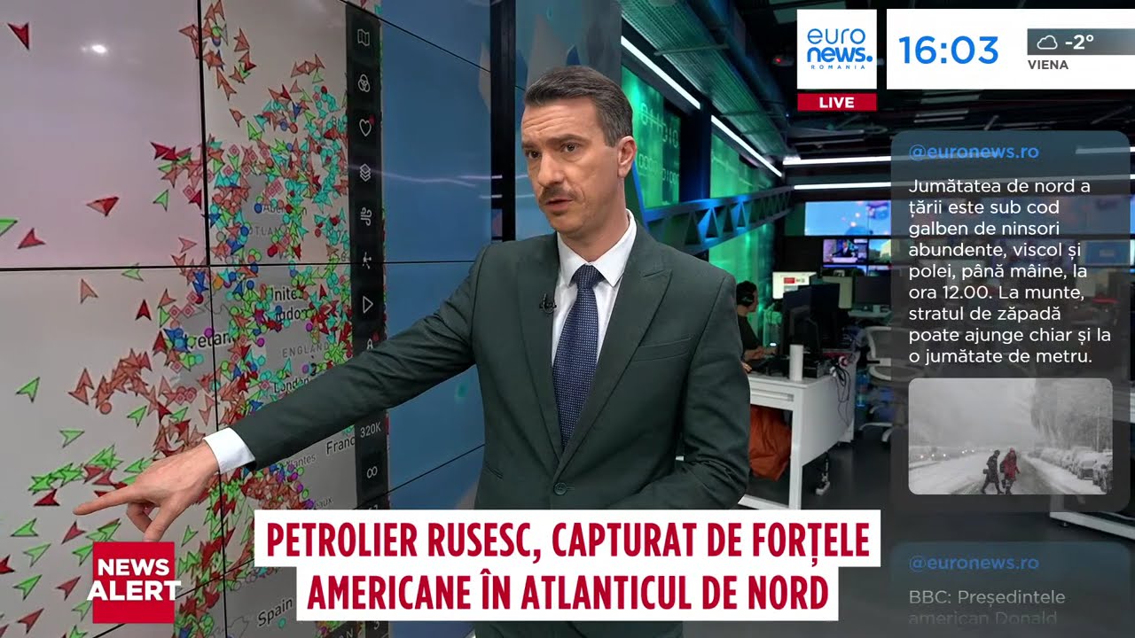 Petrolier rus capturat de forțele americane în Atlanticul de Nord