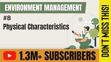 Physical Characteristics - Quality Characteristics of Water - GATE Environmental Engineering