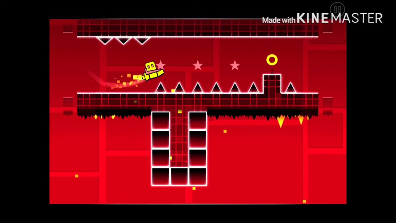 Geometry Dash Level 1 Stereo Madness Walkthrough And All Coins - YouTube