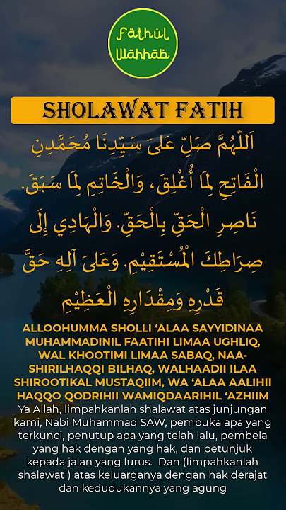 sholawat fatih #shorts