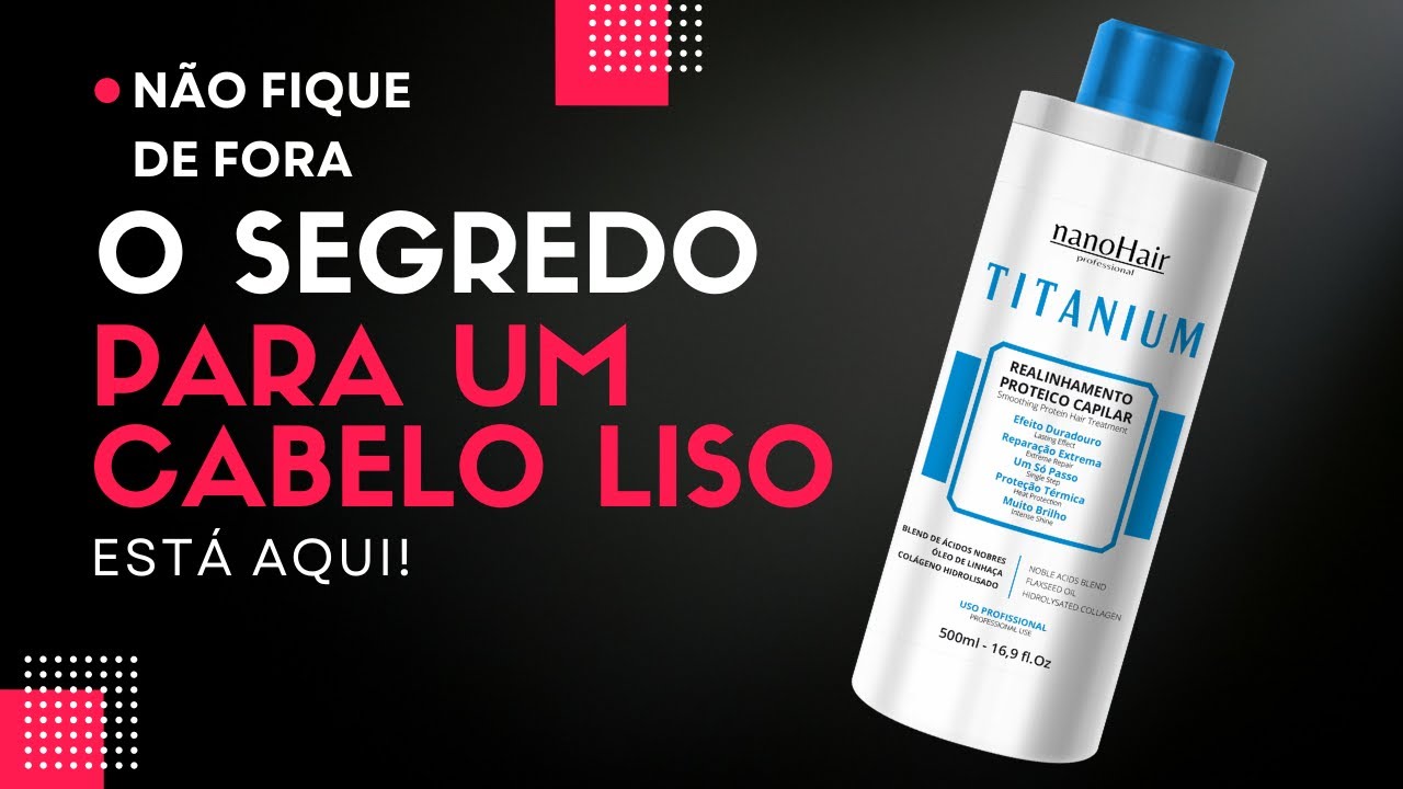 Titanium – Liso Perfeito e Duradouro