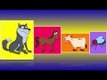 Животные звучат песни Потешки для малышей Learn Animals Kids Learning Animal Sound Song