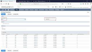 اوراكل نتسويت - تجميع الفواتير
