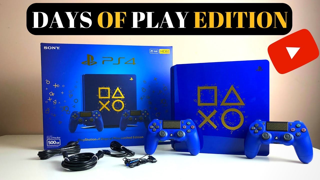 Playstation days. Ps4 Limited Edition Blue. Ps4 Limited Edition Days of Play. Ps4 Slim Days of Play. PLAYSTATION 4 Slim Days of Play Limited Edition 2018.