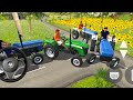 TRANSPORTING tractor driving 3d #fs22 Pritee Speed tractor Offroding Android gameplay #gta5 #gtav