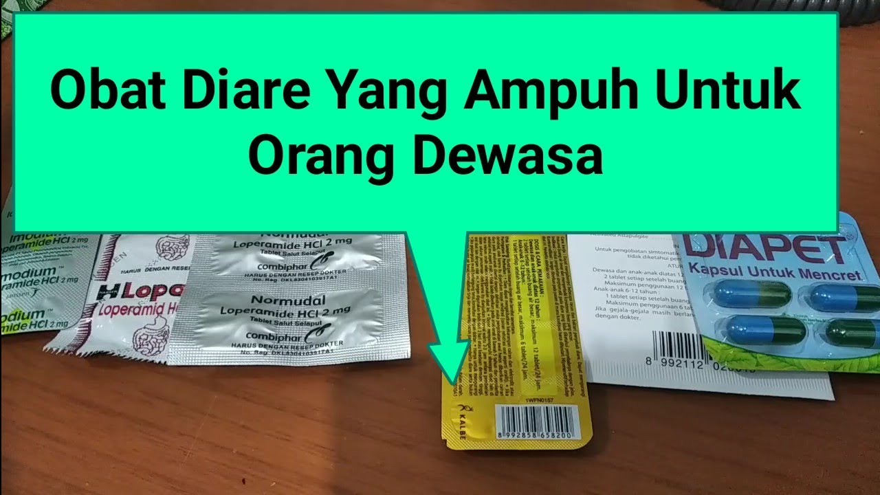 Obat Diare Yang Ampuh Untuk Orang Dewasa| Imodium, Lopamid, Diapet #