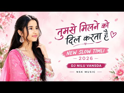 तुमसे मिलने को दिल करता है | New Slow Timli 2026 | DJ Nilu Vansda | NSK Music