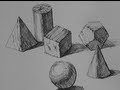 Pen & Ink Drawing Tutorials | How to shade simple forms with cross-hatching