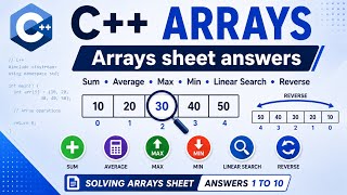 COMP 102 C++ IT Program | Array Sheet part 2