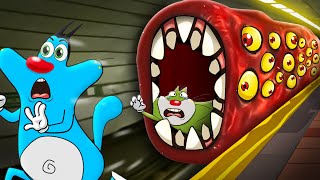 Roblox Train Eater Try To Eat Everyone With Oggy And Jack screenshot 3