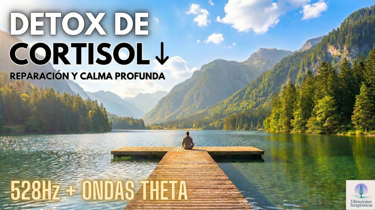 DETOX DE CORTISOL: Limpieza Mental Profunda y Reparación del Sistema Nervioso 🌿 528Hz + Theta