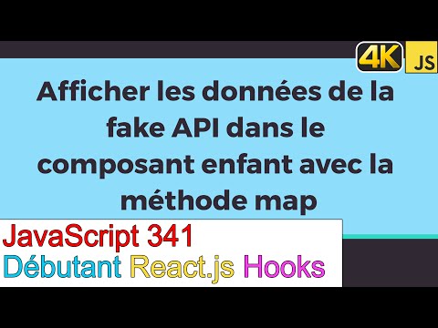 JavaScript341-React.js-Hooks-Afficher les données de la fake API dans le composant enfant avec map