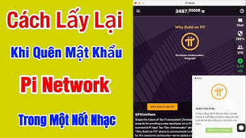 Hướng Dẫn Cách Lấy Lại Mật Khẩu Pi network
