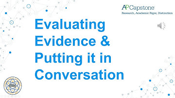 Evaluating Sources & Evidence