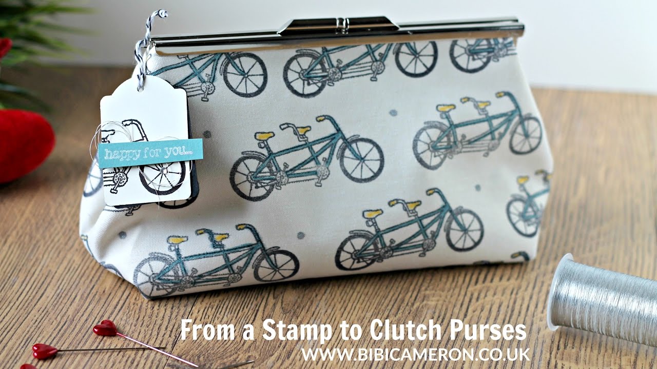 DIY Tutorial: Clutch Purse on a Metal Frame