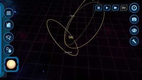 How to create an orbit in My Pocket Galaxy with eccentry