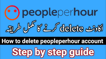 how to delete people per hour account - peopleperhour account issue