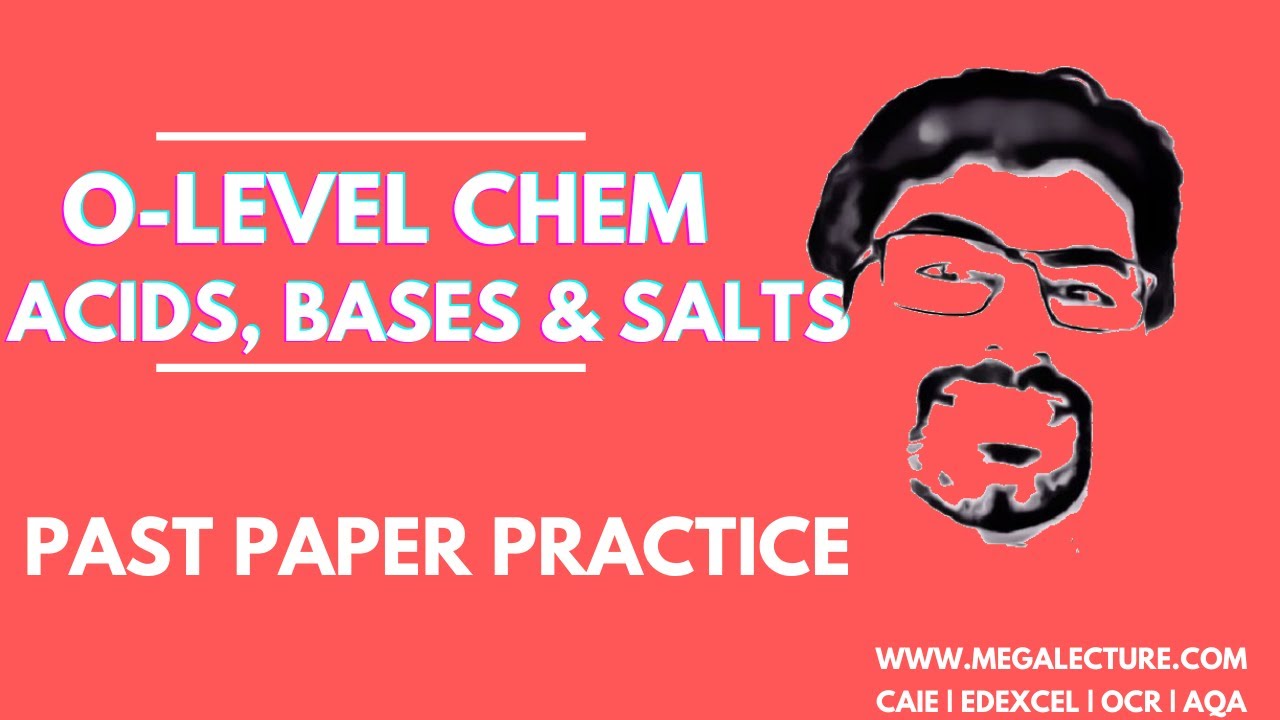 Live Class - O-level/IGCSE/GCSE Chemistry - Past Paper Practice for