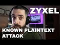 Zyxel Backdoor &amp; A Known Plaintext Attack