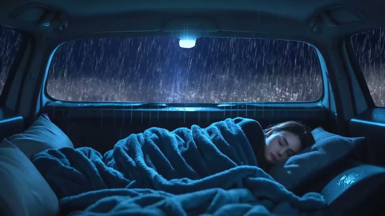 Tempestade poderosa 🌧️ durma rápido e recupere suas energias com calma