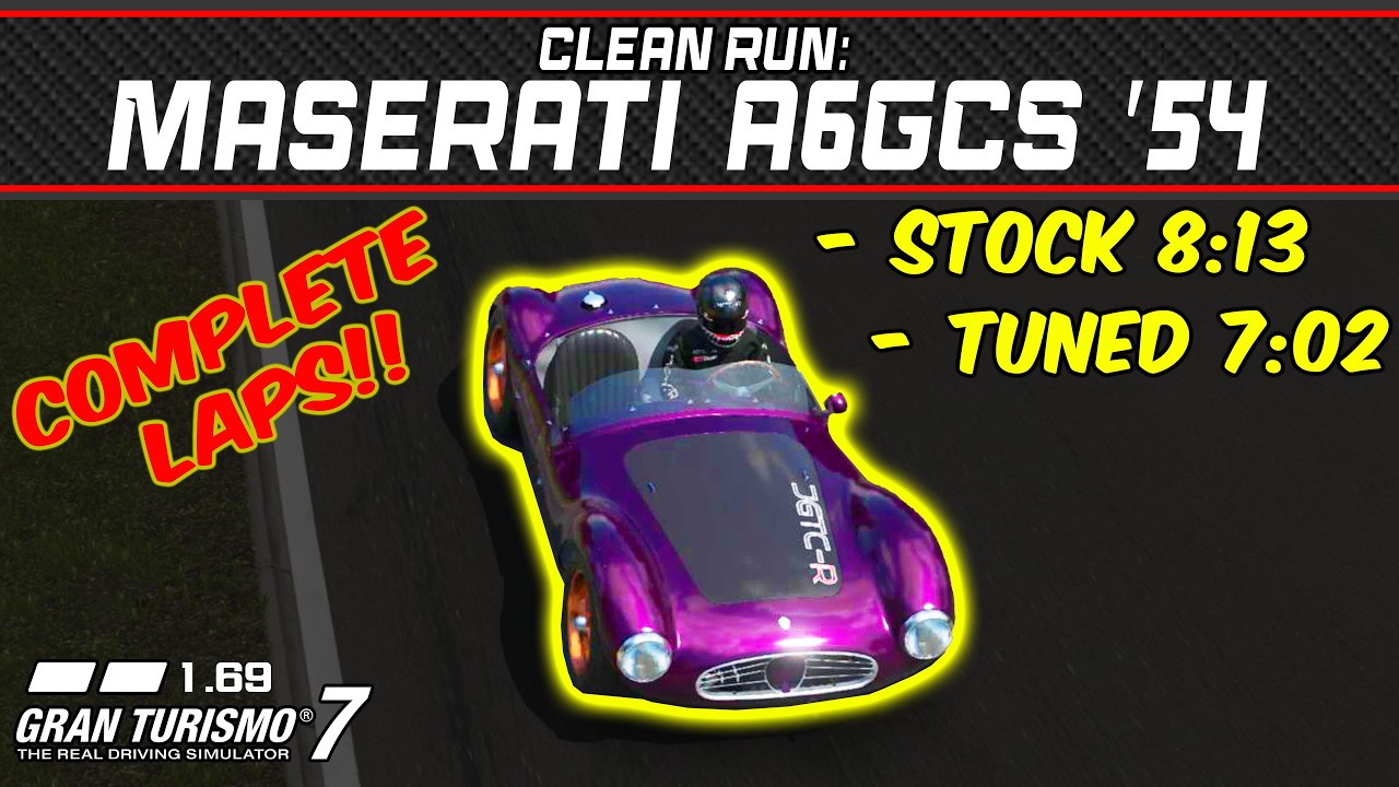 GT7 - Clean Run: Maserati A6GCS/53 Spyder '54 - Gran Turismo 7