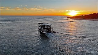 The Noosa Bar and Bay. Monday morning, May 20, 2024.