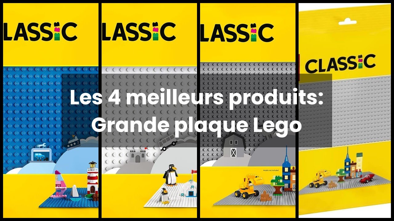 LEGO 11025 Classic La Plaque De Construction Bleue 32x32, Socle de Base  pour Construction, Assemblage et Exposition : : Jeux et Jouets