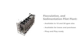 Intuitech's Flocculation and Sedimentation Pilot Plant