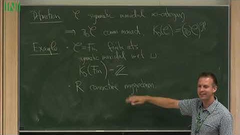 HHHW01 | Prof. Thomas Nikolaus | Higher categories and algebraic K-theory (1)